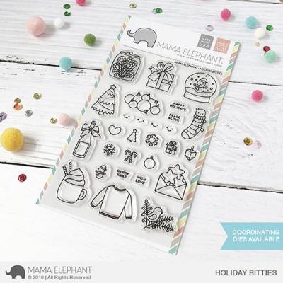 Mama Elephant Clear Stamps - Holiday Bitties